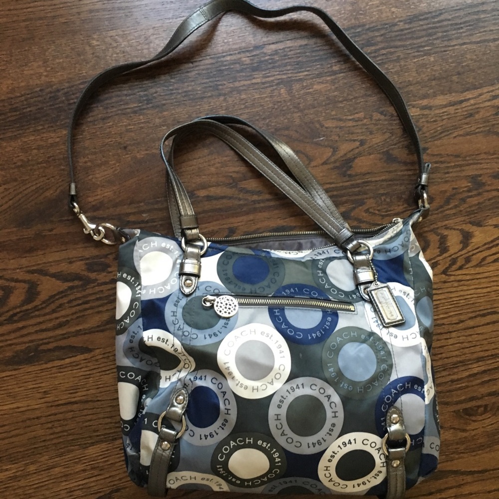 Beautiful blue Coach bag
